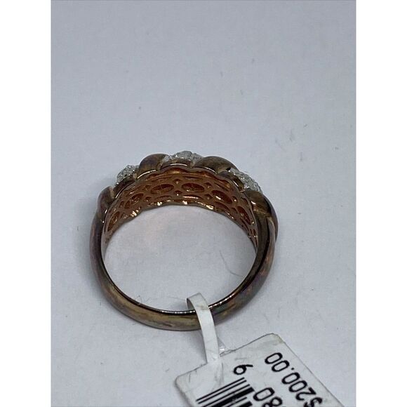 Victoria Townsend MCR12680 18K Gold-Plated Sterling Silver Ring MSRP $200 JW18 - Picture 5 of 6